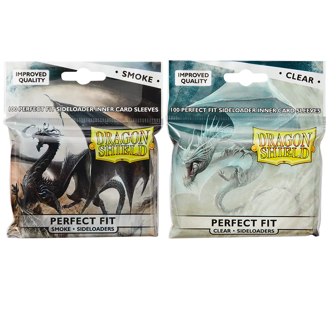 Dragon Shield Perfect Fit Side Load Clear Sleeves 100ct Bag