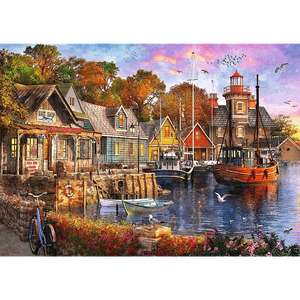 Seaside Corner - Tea Time Premium Puzzle (1000 Pieces)