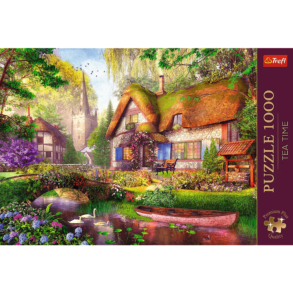 Lovely Cottage in the Woods - Tea Time Premium Puzzle (1000 Pieces)