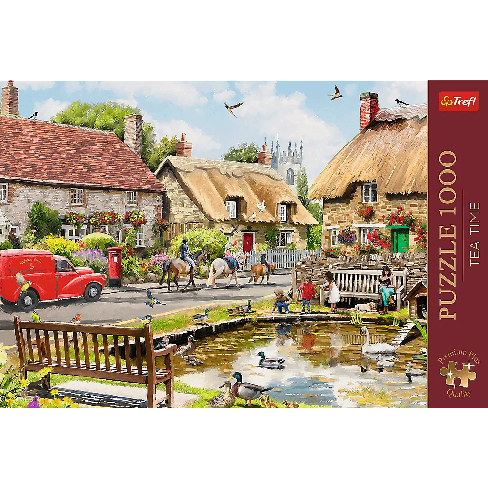 Summer in the Town - Tea Time Premium Puzzle (1000 Pieces)