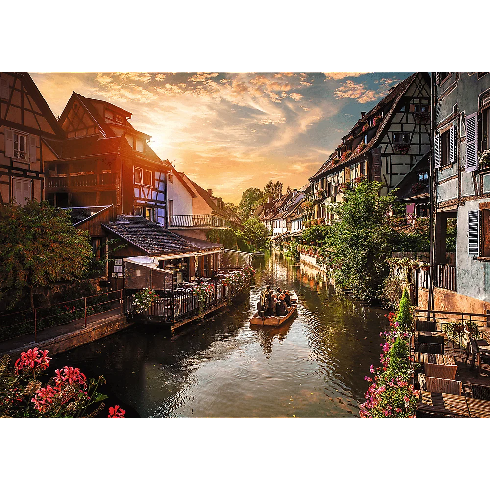 Little Venice in Colmar, Frankrig - Photo Odyssey Premium Puslespil (1000 Brikker)