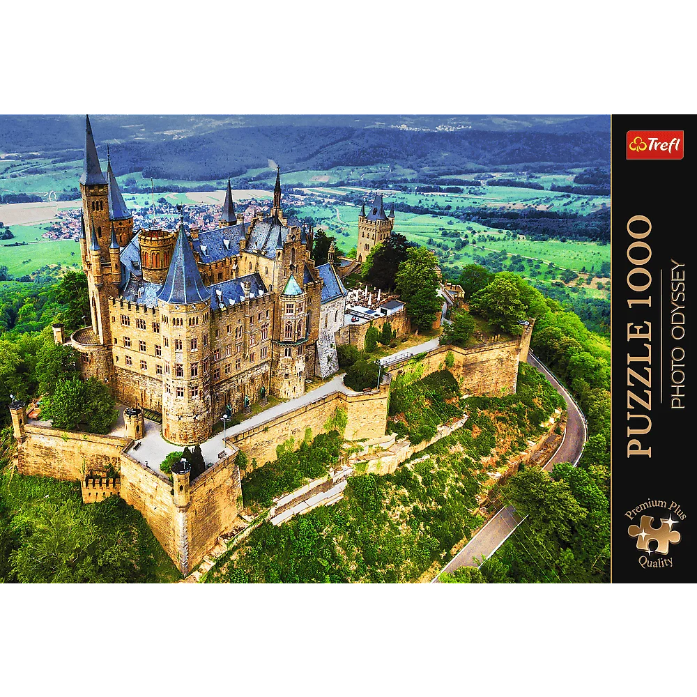 Hohenzollern Castle, Tyskland - Photo Odyssey Premium Puslespil (1000 Brikker)