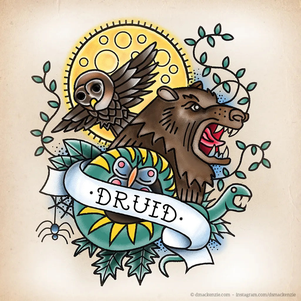 D&Tea Premium Tumbler: Druid