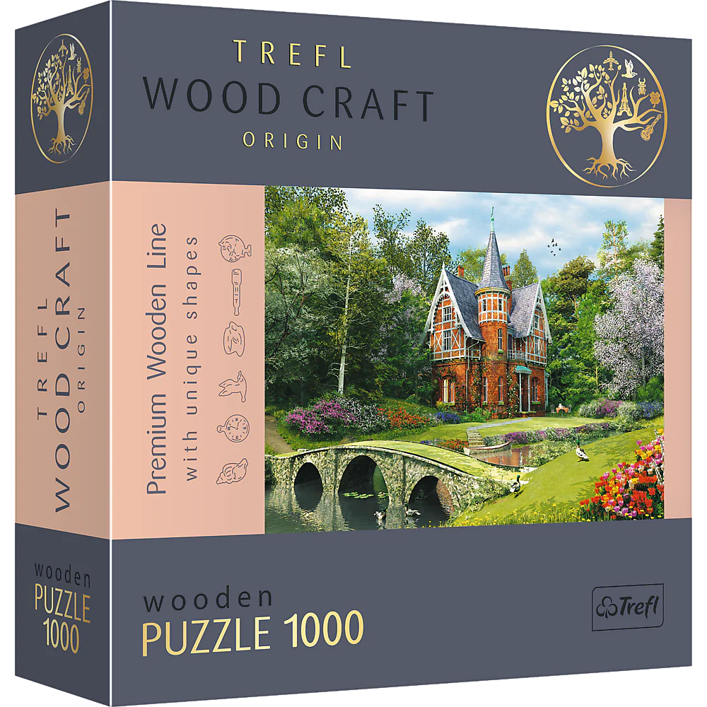 Victorian House - Wood Craft Puzzle (1000 Pieces)