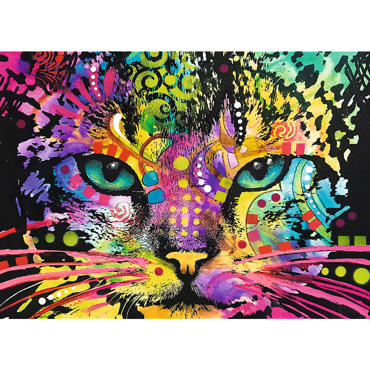 Colorful Cat - Wood Craft Puzzle (1000 Pieces)