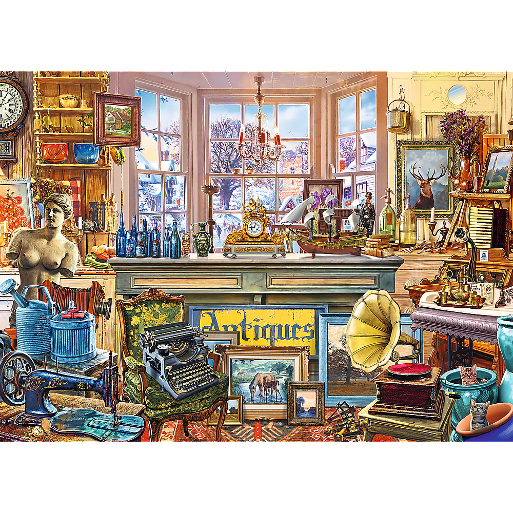 Antique Shop - Wood Craft Puzzle (1000 Pieces)