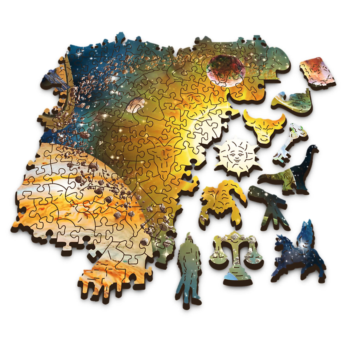 Journey Through the Solar System - Wood Craft Puzzle (1000 Pieces)