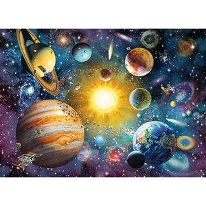 Journey Through the Solar System - Wood Craft Puzzle (1000 Pieces)