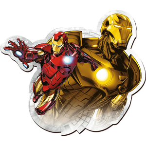 Avengers: Brave Iron Man - Wooden Shaped Puzzle