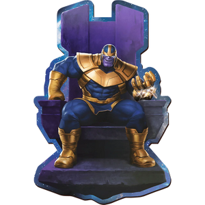 Avengers: Thanos On Throne - Wood Craft Puslespil (160 Brikker)