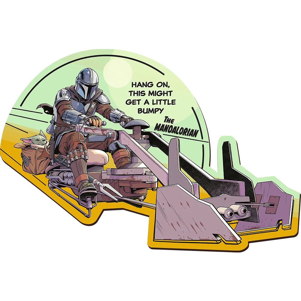 The Mandalorian: Reunite - Wooden Shaped Puzzle