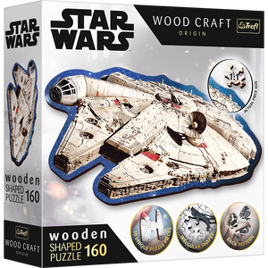 Star Wars: Millennium Falcon - Wooden Shaped Puzzle