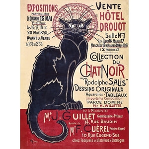 The Black Cat - Wood Craft Kunst Puslespil (200 Brikker)