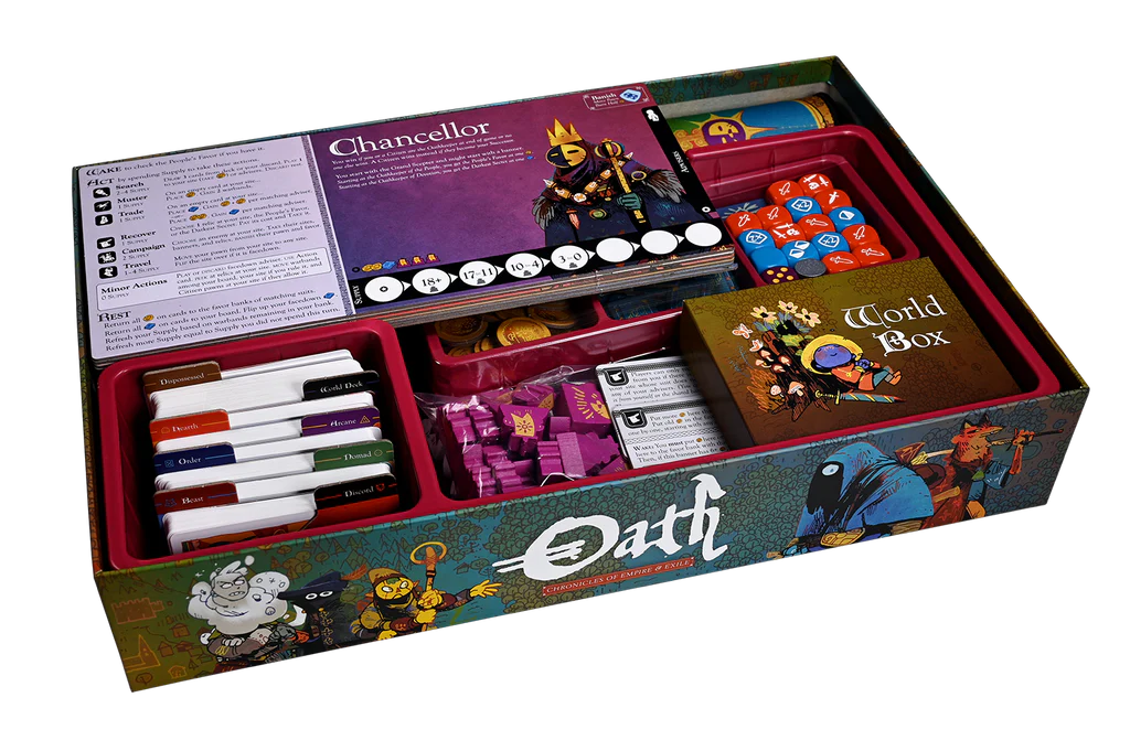 Oath: Chronicles of Empire and Exile packed up