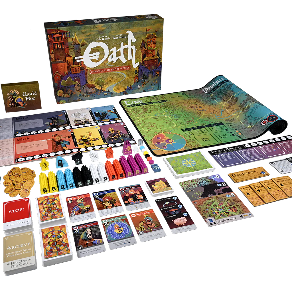 Oath: Chronicles of Empire and Exile components