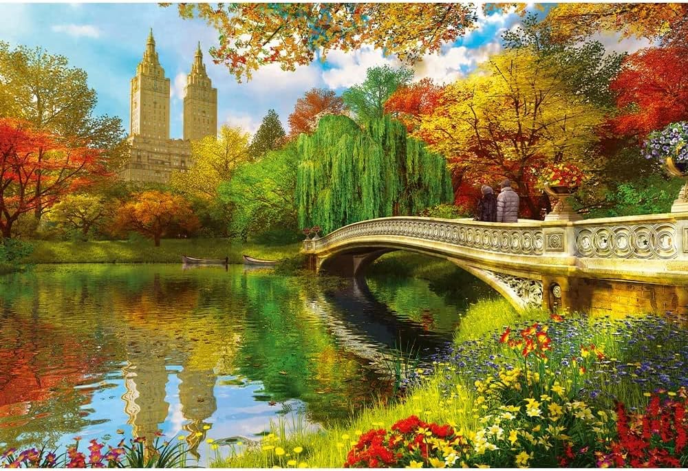 Central Park, Manhattan, New York - Wood Craft Puzzle (500+1 pieces)