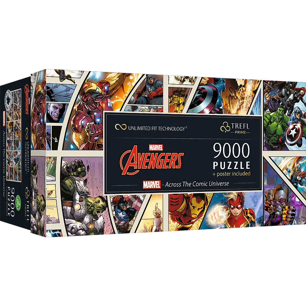 Marvel Avengers: Across The Comic Universe - Prime Puslespil (9000 brikker)