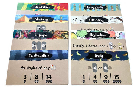 Canvas: Finishing Touches Deluxe Edition scoring cards