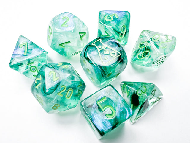 Chessex - Lab Dice - Polyedrisk 7-Terning Sæt