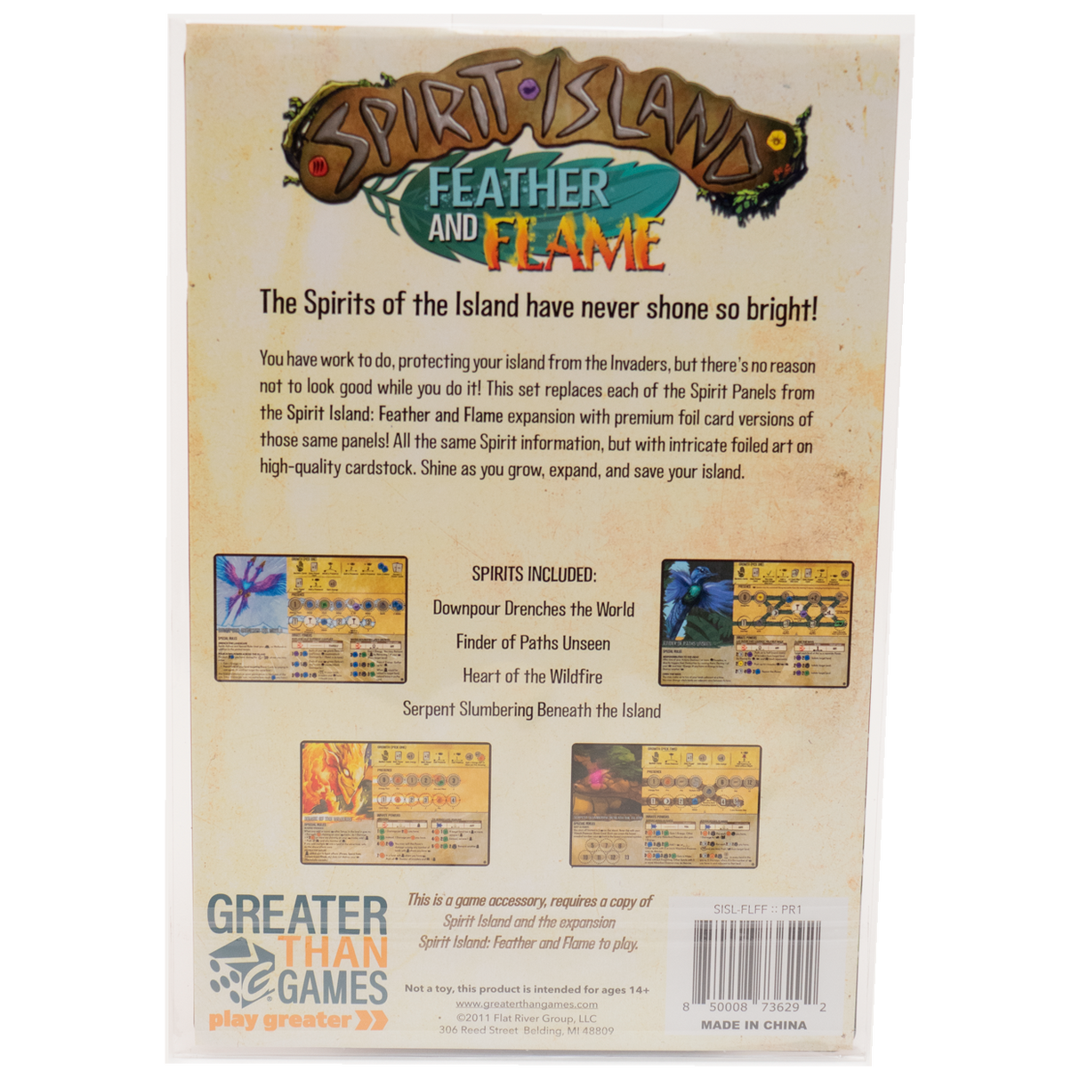 Spirit Island: Feather and Flame - Premium Foil Spirit Panels