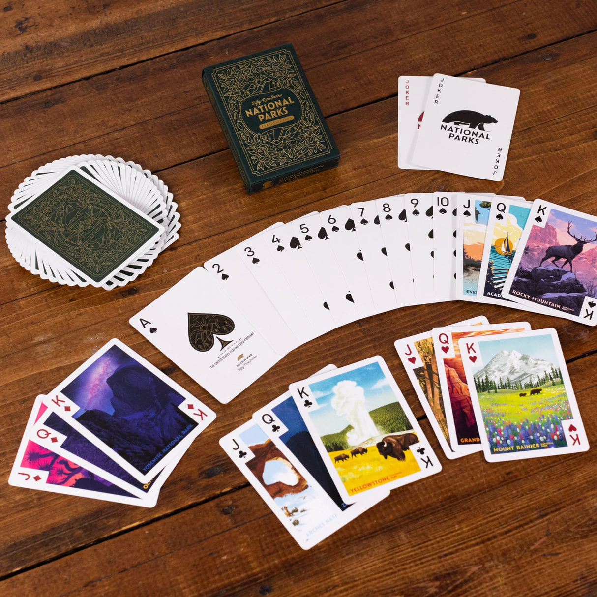 Parks: Playing Cards - Green Deck