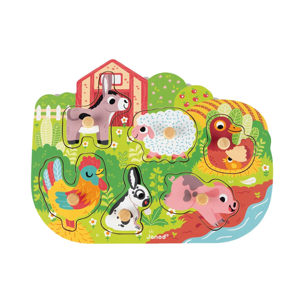 Happy Farm Wood Puzzle