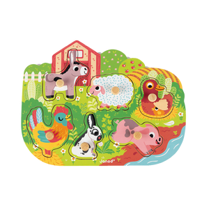 Happy Farm Wood Puzzle