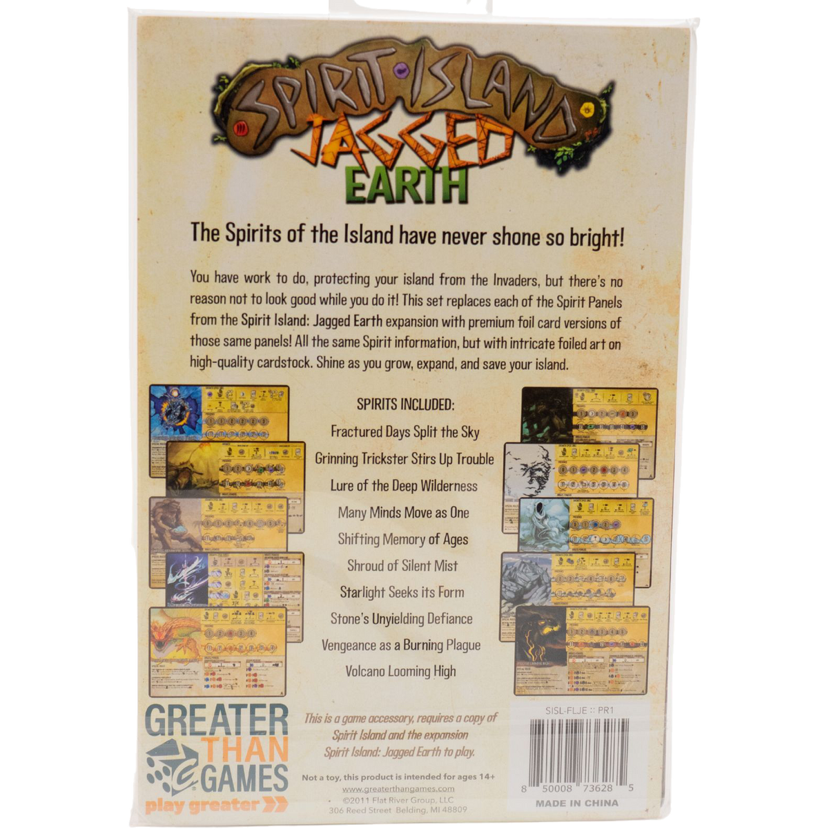 Spirit Island: Jagged Earth – Premium Foil Spirit Panels