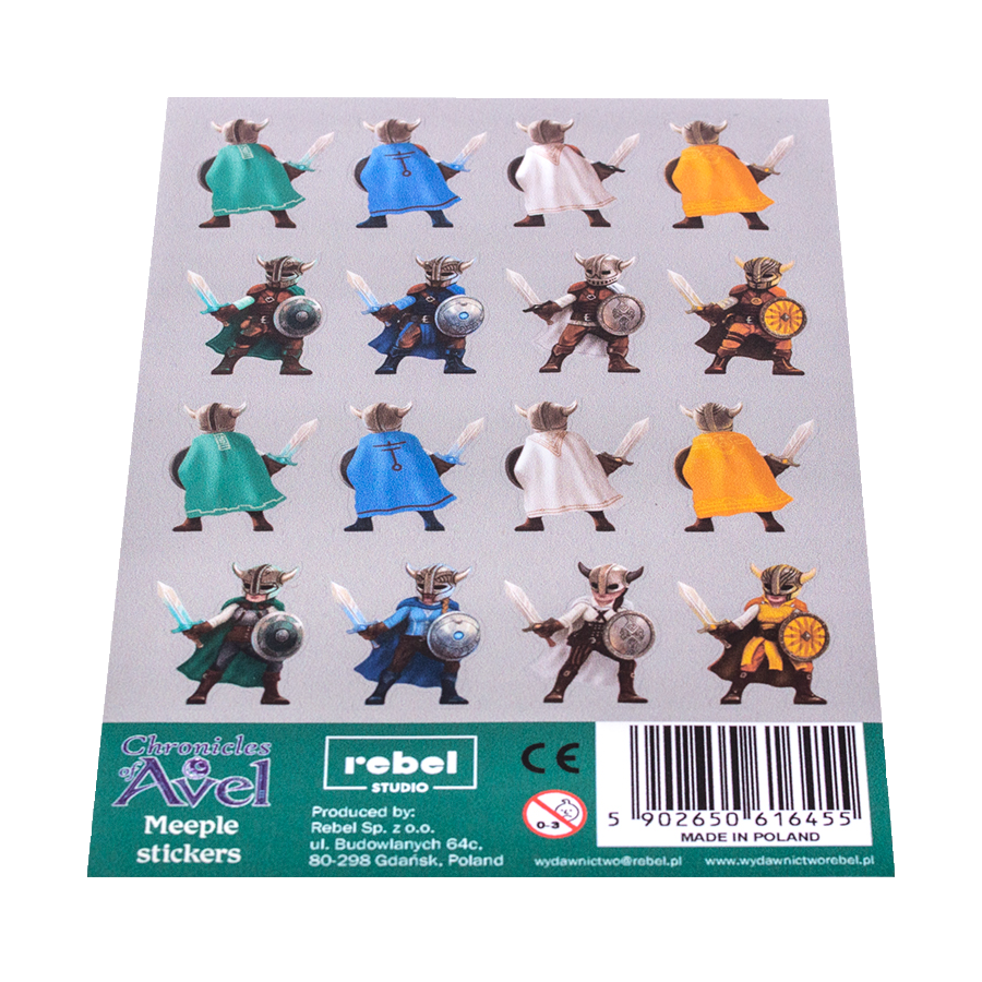 Chronicles of Avel: Meeple Stickers