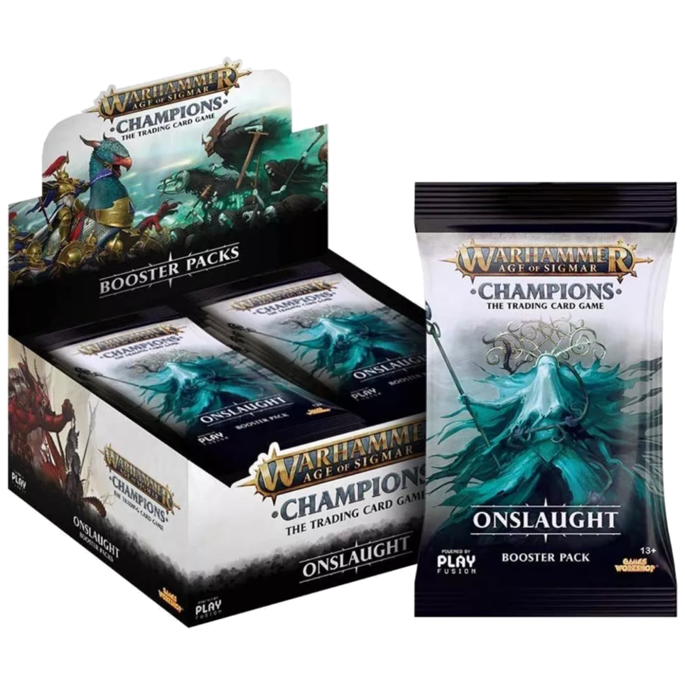 Warhammer Age of Sigmar: Champions Onslaught Booster Display (24 Packs)