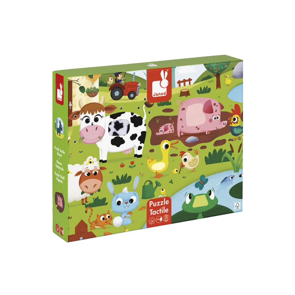 Puzzle Tactile - Farm Animals (20 pieces)