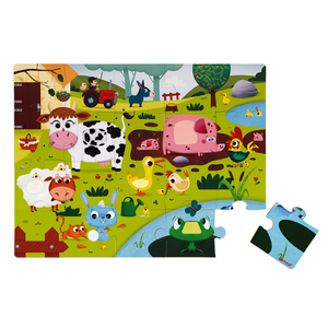 Puzzle Tactile - Farm Animals (20 pieces)