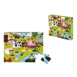 Puzzle Tactile - Farm Animals (20 pieces)