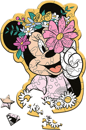 Minnie Mouse - Wood Craft Disney Puzzle Junior (50 Pieces)