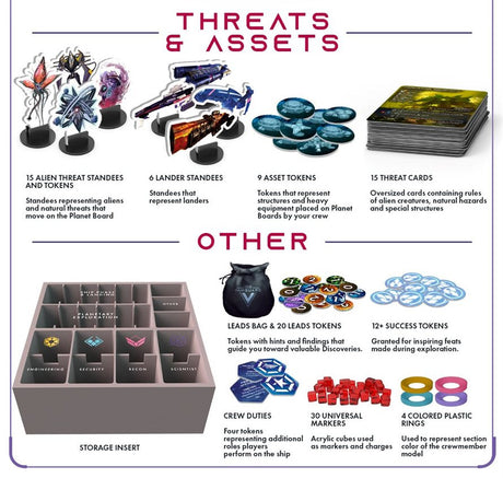 ISS Vanguard: Commander Bundle - Kickstarter Edition components