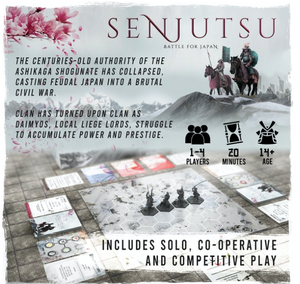 Senjutsu: Battle For Japan, Deluxe - Kickstarter Edition