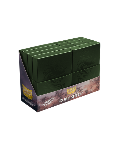 Cube Shell Forest Green Box